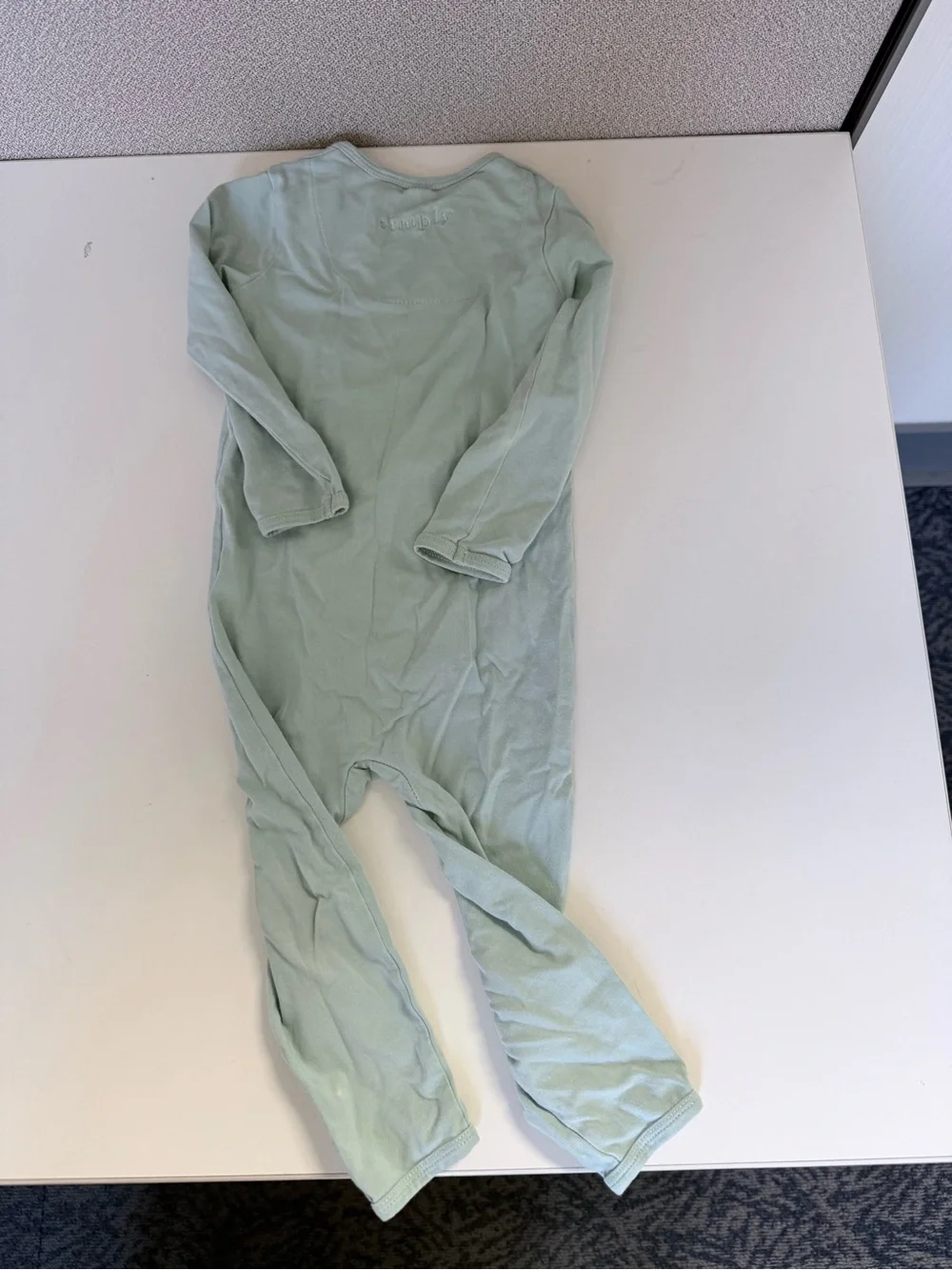 Magnetic Me 12-18 Footless Onesie in Sage color